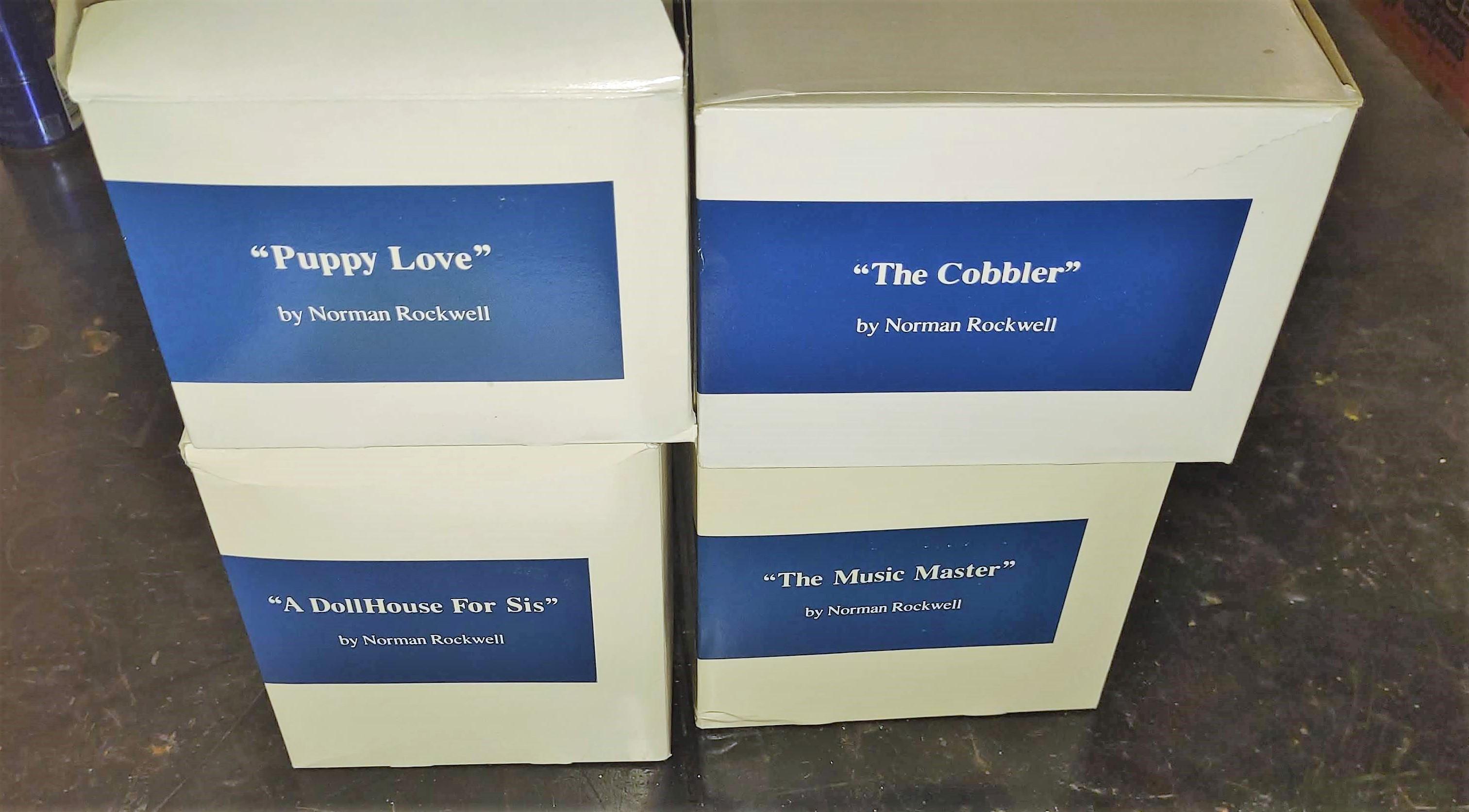 NORMAN ROCKWELL COLLECTOR FIGURINES - PICK UP ONLY