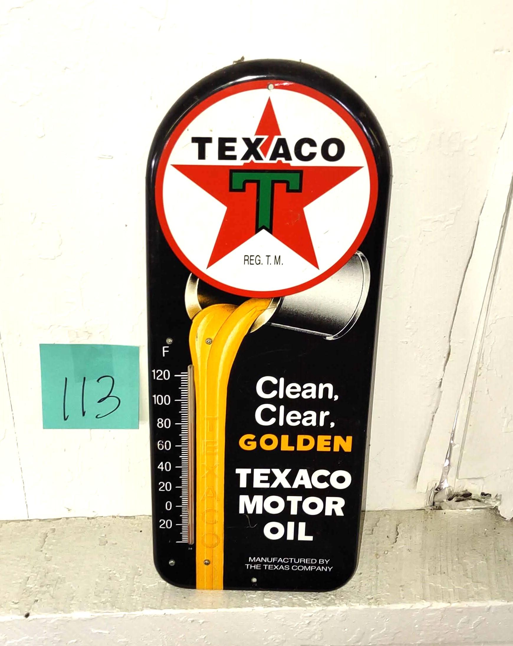 TEXACO THERMOMETER - PICK UP ONLY