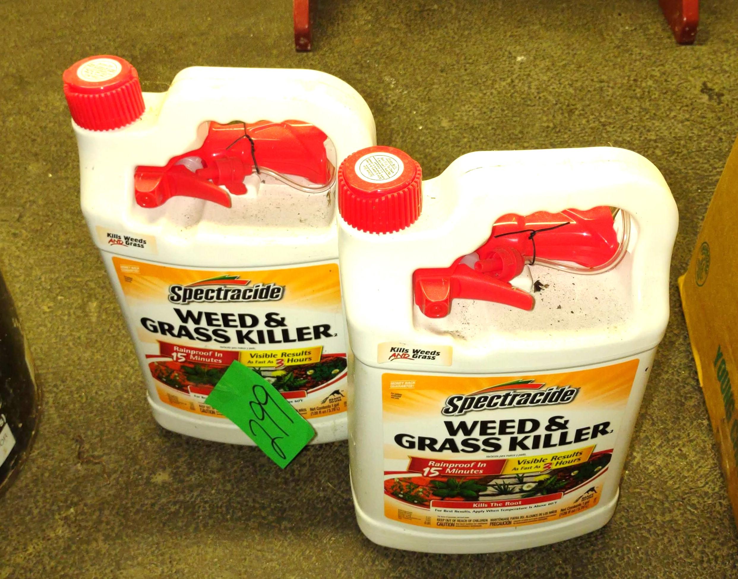 2 FULL WEED AND GRASS KILLER JUGS - PICK UP ONLY