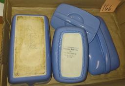 VINTAGE HALL BLUE REFRIGERATOR DISHES - PICK UP ONLY