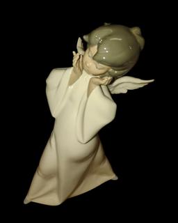 LLADRO 8" PORCELAIN "MIME" ANGEL FIGURINE #4959