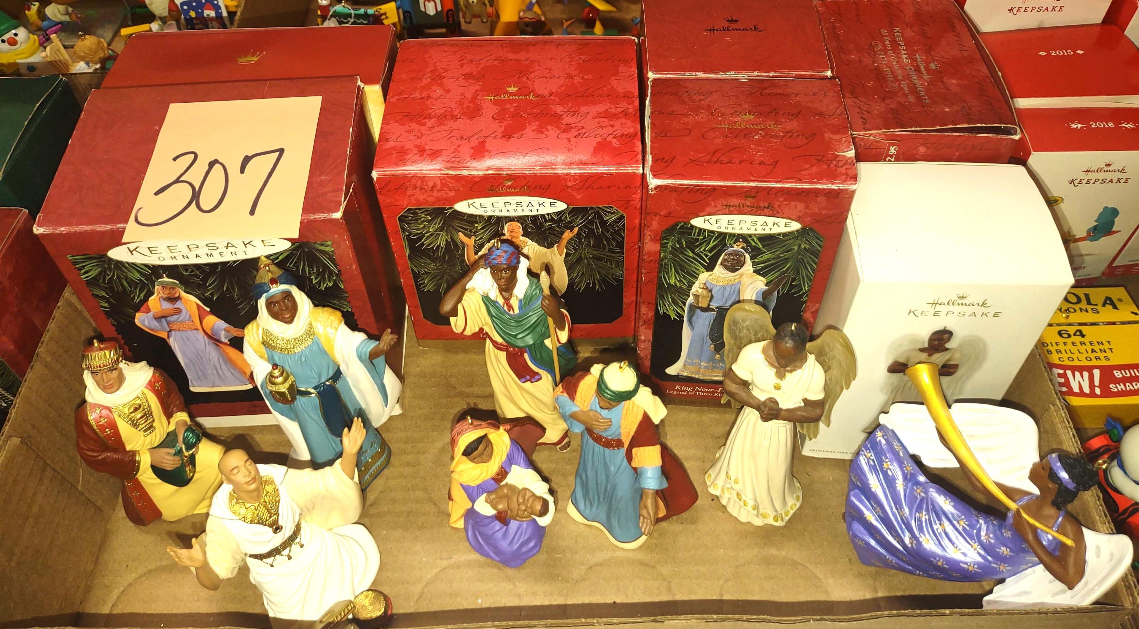 HALLMARK KEEPSAKE NATIVITY CHRISTMAS ORNAMENTS