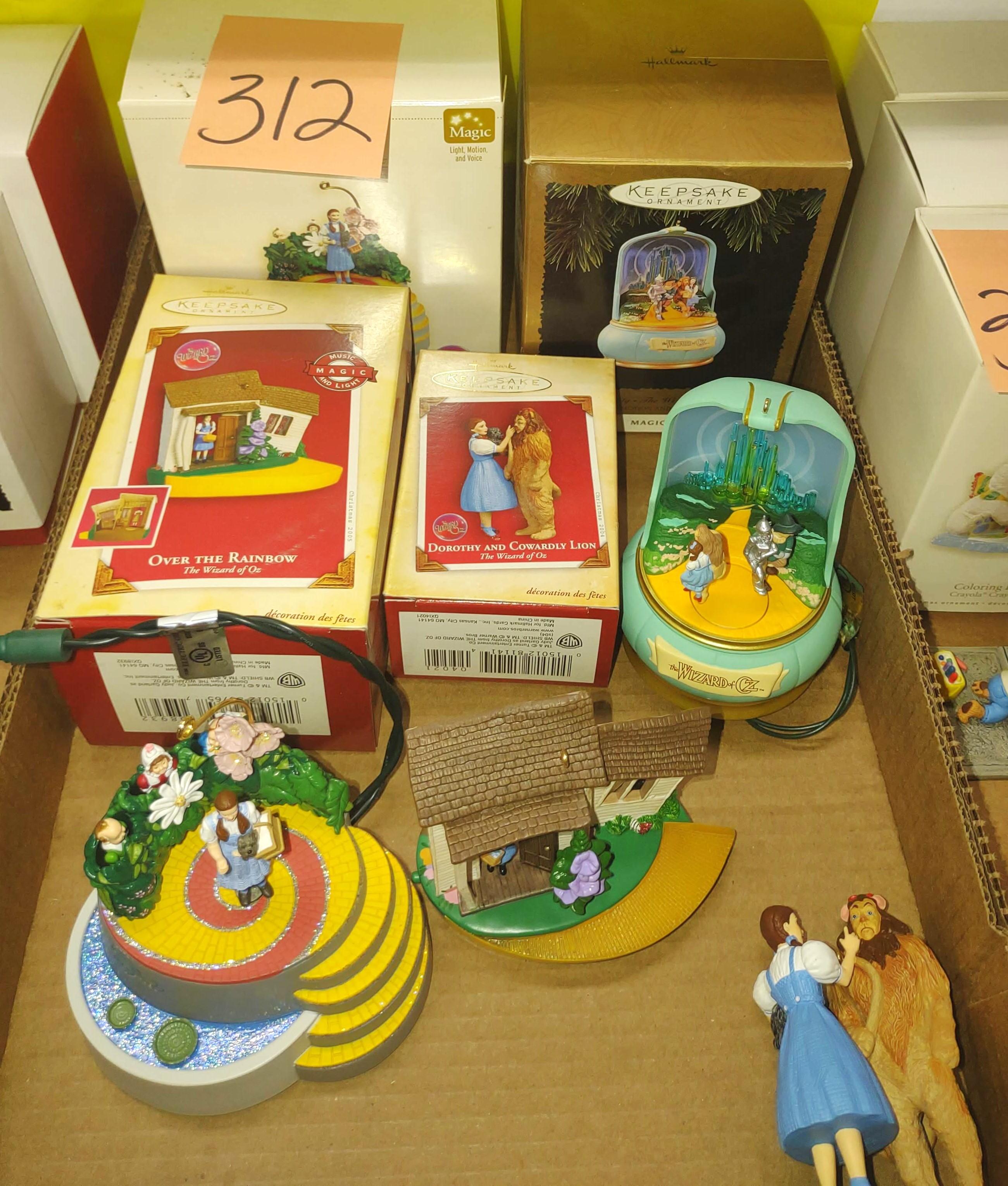 HALLMARK KEEPSAKE WIZARD OF OZ ORNAMENTS