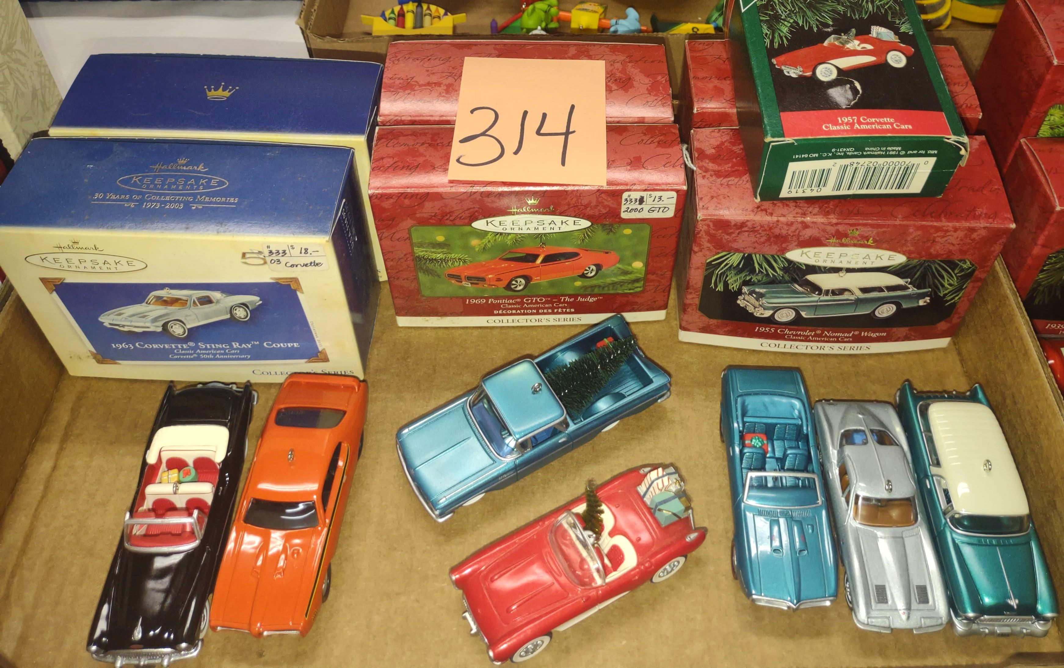 HALLMARK KEEPSAKE CAR ORNAMENTS