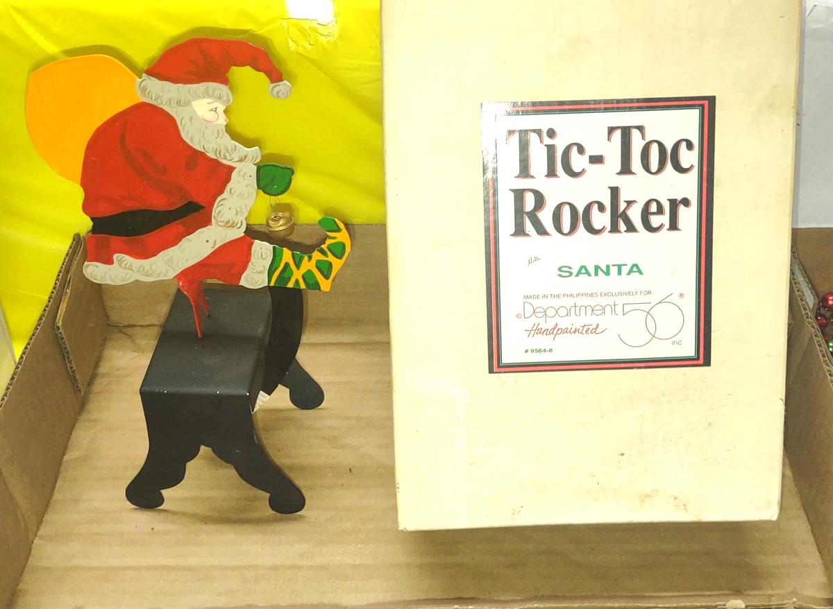 DEPARTMENT 56 TIC-TOC ROCKER SANTA