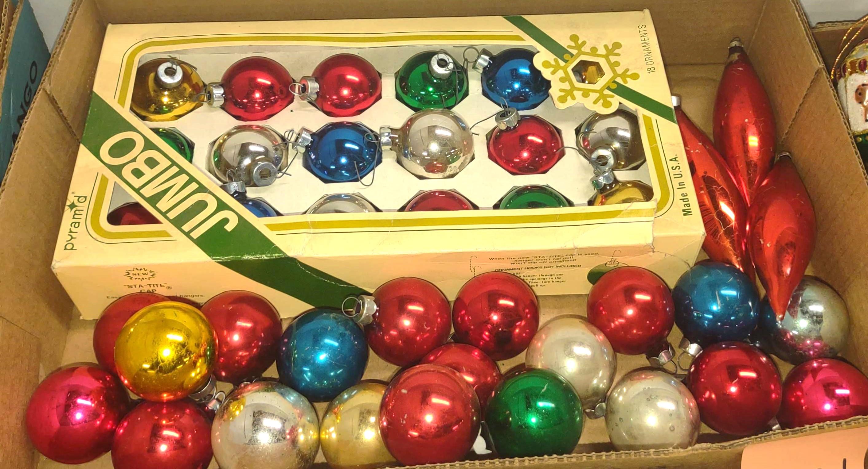 VINTAGE CHRISTMAS ORNAMENTS (USA) - PICK UP ONLY