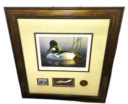 ROBERT STEINER LE DUCK STAMP PRINT w/ STAMP - PICK UP ONLY
