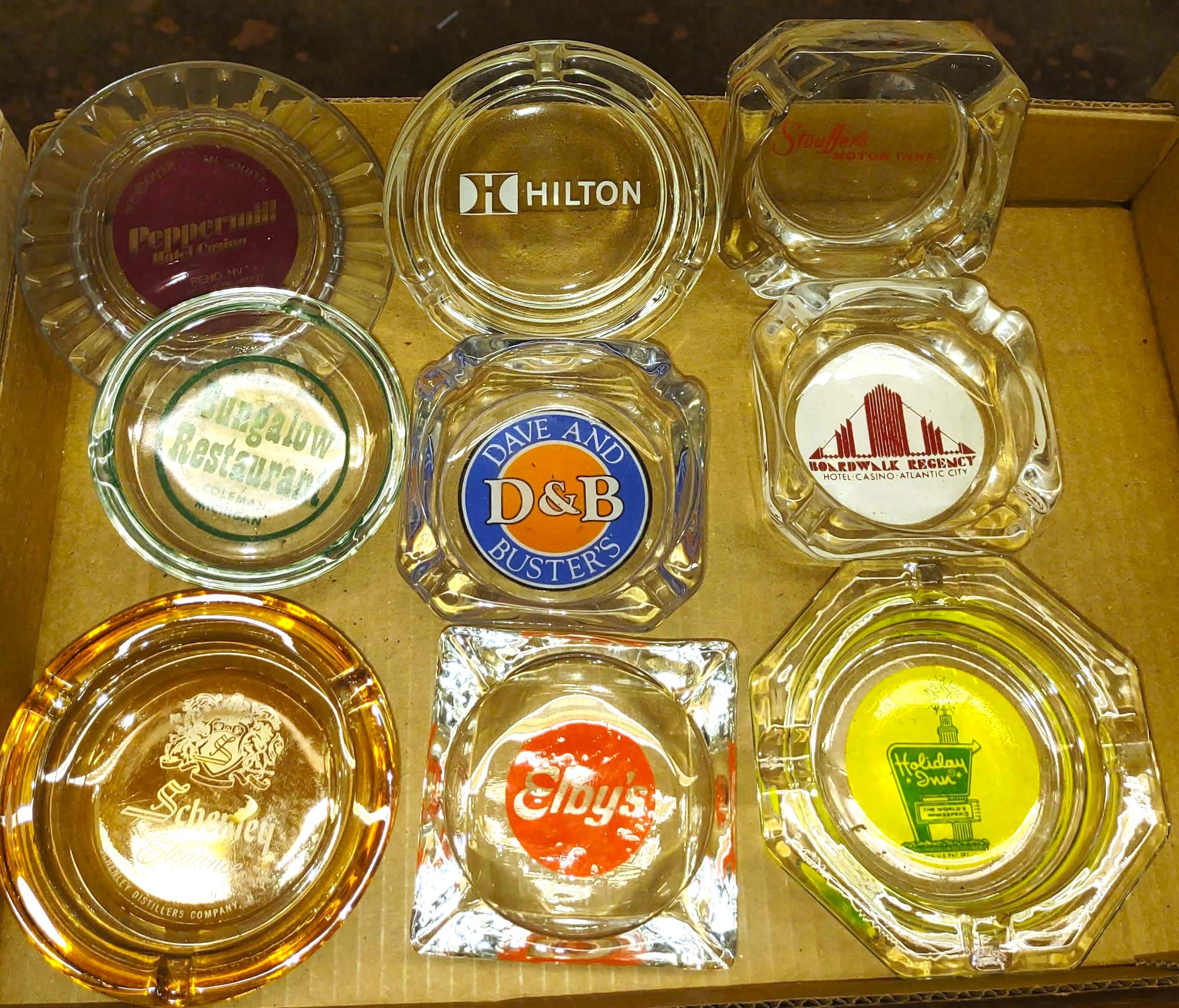 VINTAGE ASHTRAYS - PICK UP ONLY