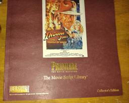 (3) 1990's LUCAS FILMS INDIANA JONES PREMIERE COLLECTOR MOVIE SCRIPTS