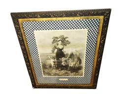 VINTAGE FRAMED PRINT - PICK UP ONLY