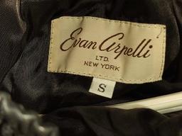 LADIES EVAN ARPELLI - NEW YORK - LEATHER SKIRT  - SIZE SMALL