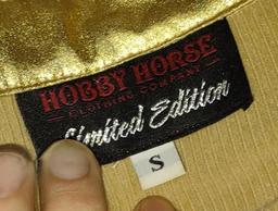 WESTERN HOBBY HORSE SEQUIN TOP & ATTITUDES VEST - SIZE SMALL