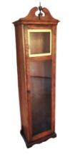 GRANDFATHER CLOCK CASE - NO WORKS (Horizontal glass crack) - PICK UP ONLY