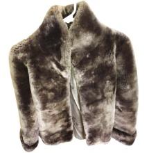 VINTAGE FAUX FUR COAT