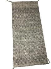 VINTAGE HAND WOVEN SOUTHWEST DOUBLE SADDLE BLANKET - PICK UP ONLY