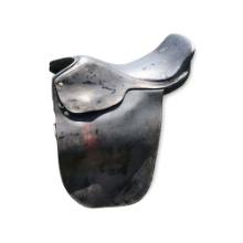 VINTAGE ENGLISH LEATHER SADDLE - NEEDS CONDITIONED - PICK UP ONLY