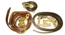 LEATHER HORSE TACK LEADS