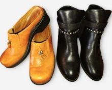 ARIAT SHOES - SIZE 8 & BLACK LOW BOOTS - PICK UP ONLY