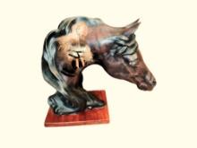 CERAMIC HORSE HEAD BUST - PICK UP ONLY