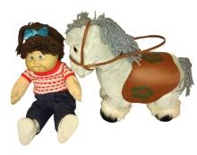 VINTAGE CABBAGE PATCH HORSE & DOLL