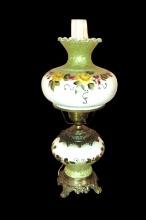 VINTAGE HAND PAINTED LAMP - PICK UP ONLY