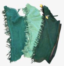 3 PAIR OF LIGHT WEIGHT SHOW CHAPS with HOBBY HORSE -  SIZE SMALL