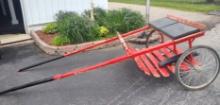 DOUBLE SEAT SULKY RACING CART (NEEDS NEW TIRES)- PICK UP ONLY