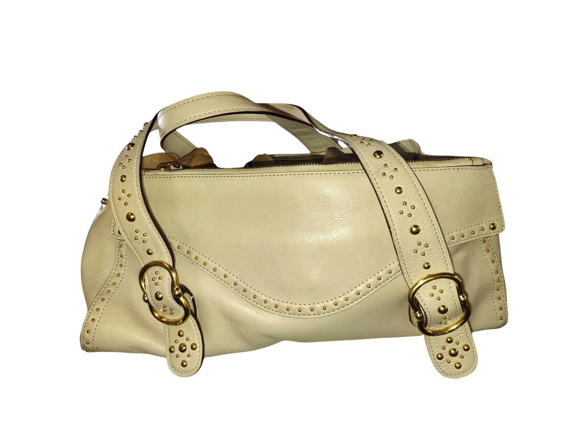 LABELED MICHAEL KORS LEATHER HANDBAG