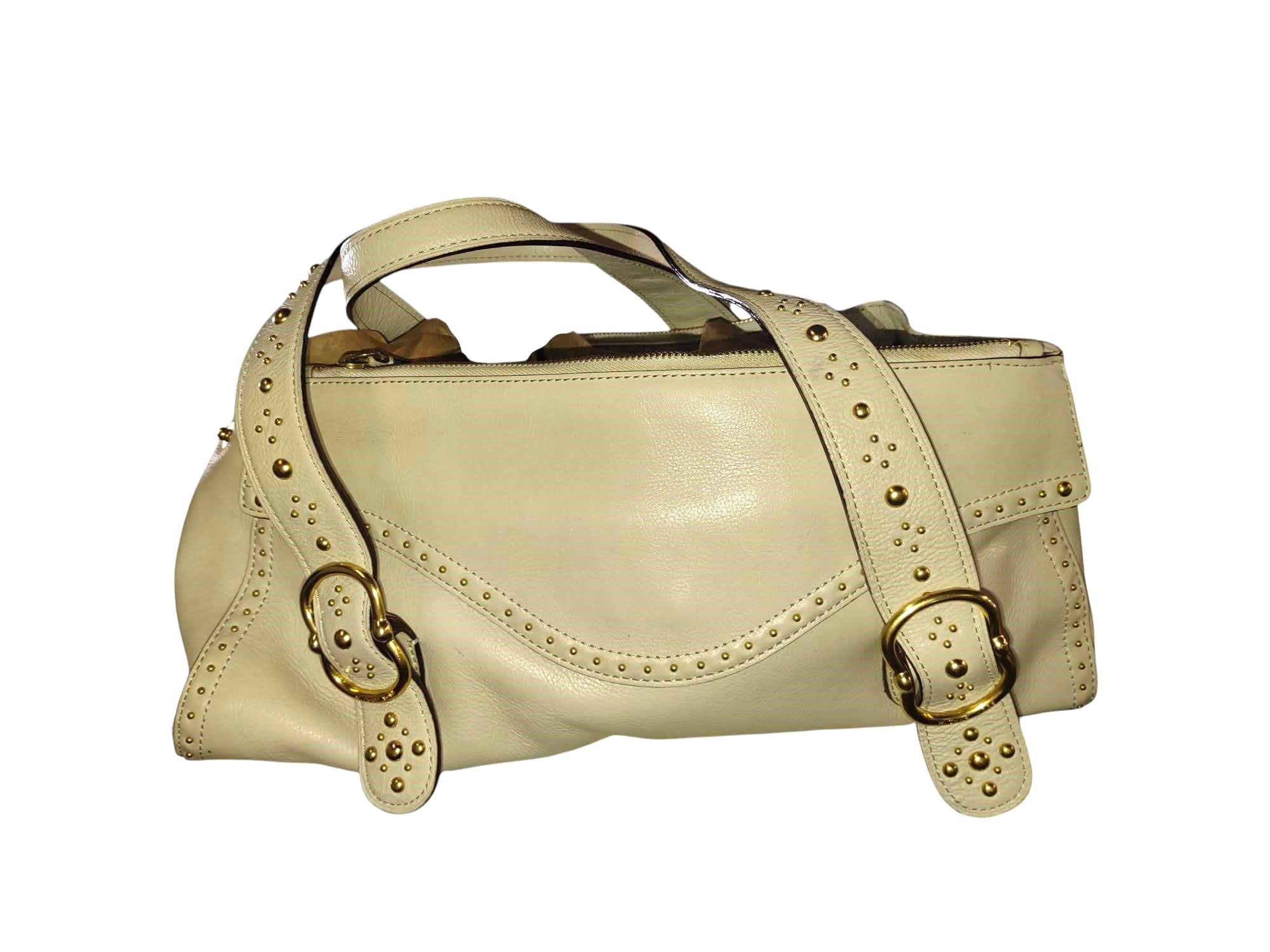 LABELED MICHAEL KORS LEATHER HANDBAG