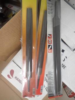 Misc Welding, Battery and File Supplies - Qty - 65