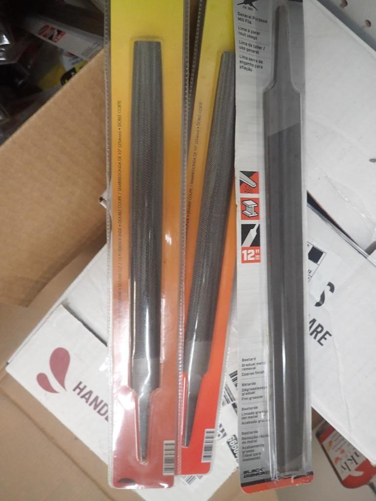 Misc Welding, Battery and File Supplies - Qty - 65
