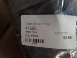Misc Gate Sticker Plates and Mig Wire - Qty - 16