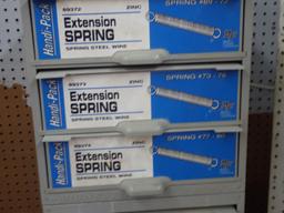 Misc Extension Springs and Display Spring Holder - Qty - 201