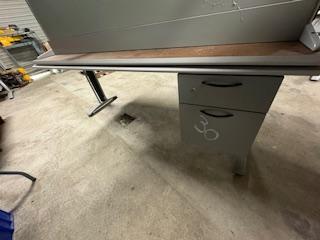 Steel Case Desk