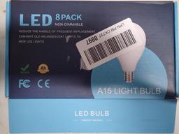 LED 8 Pk A15 Lightbulbs