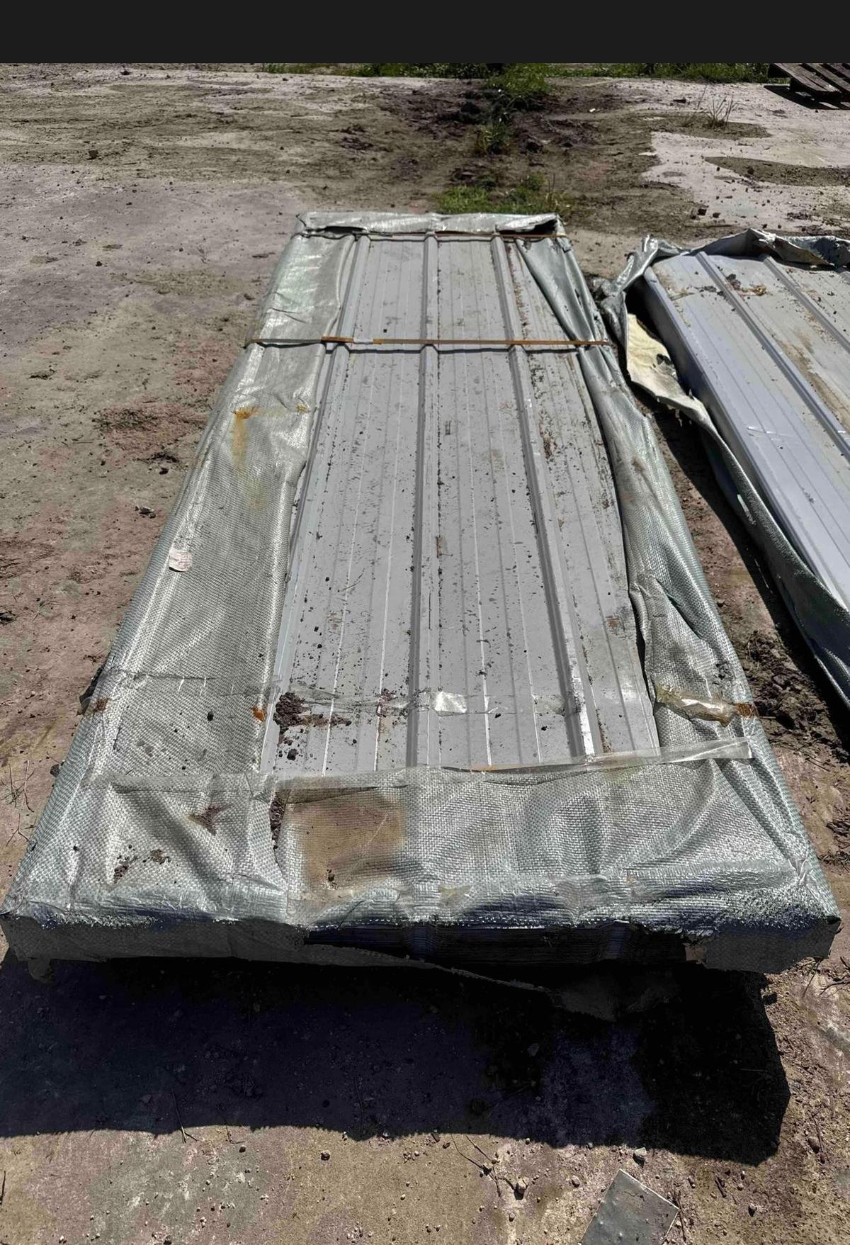 Sheets of Steel Siding