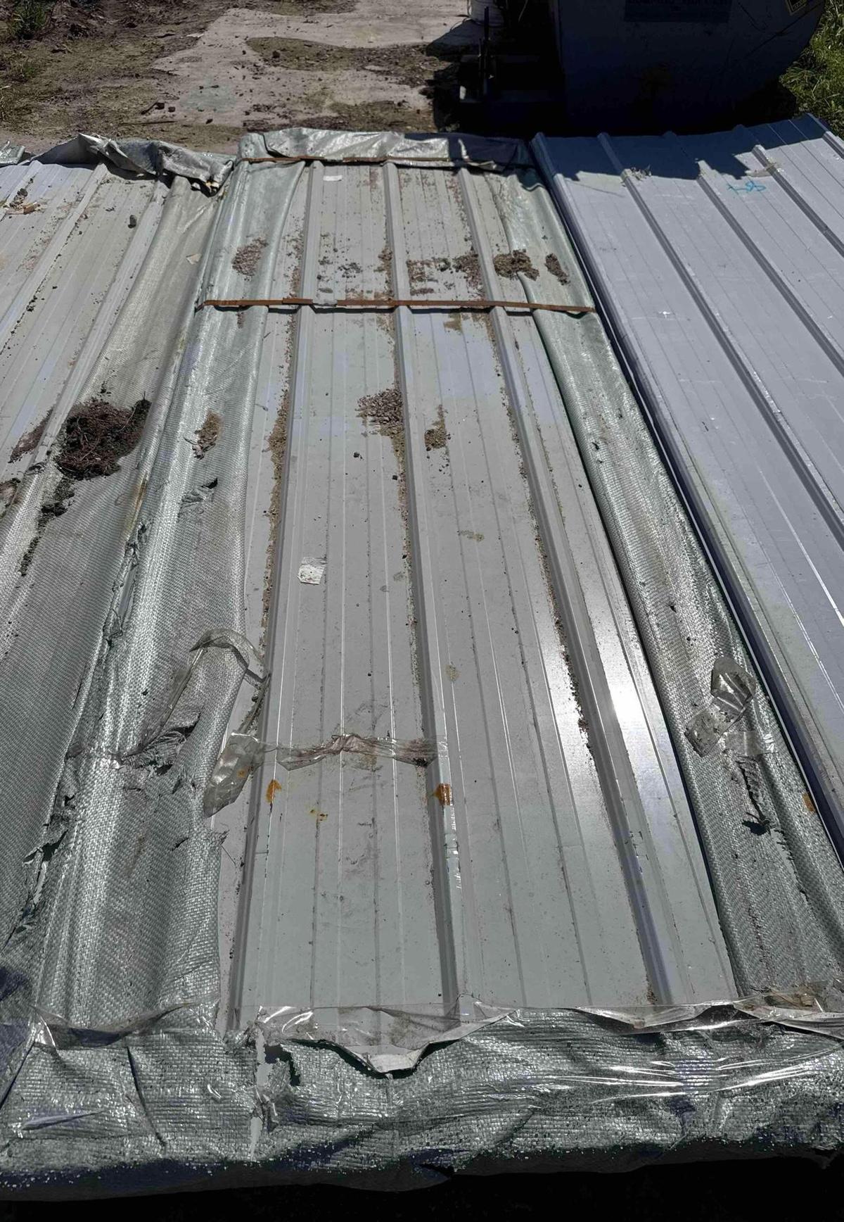 Sheets of Steel Siding