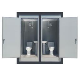 Portable Double Restroom