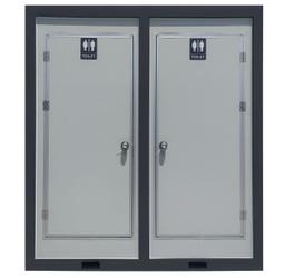 Portable Double Restroom