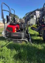 K12 Red Mini Excavator