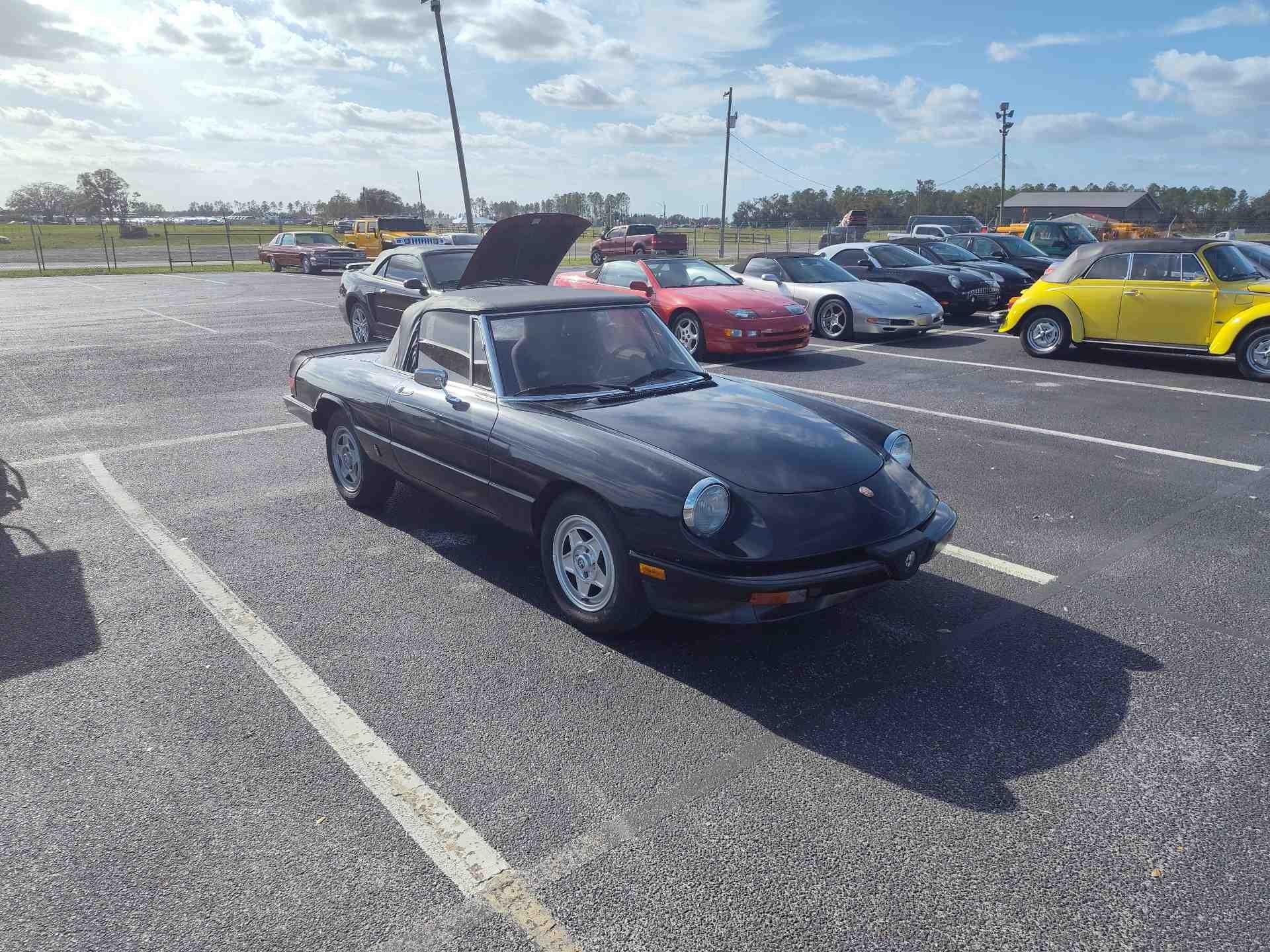 1985 ALFA ROMEO SPIDER SPIDER 2.0L I-4 MPI  Manual RWD BLACK