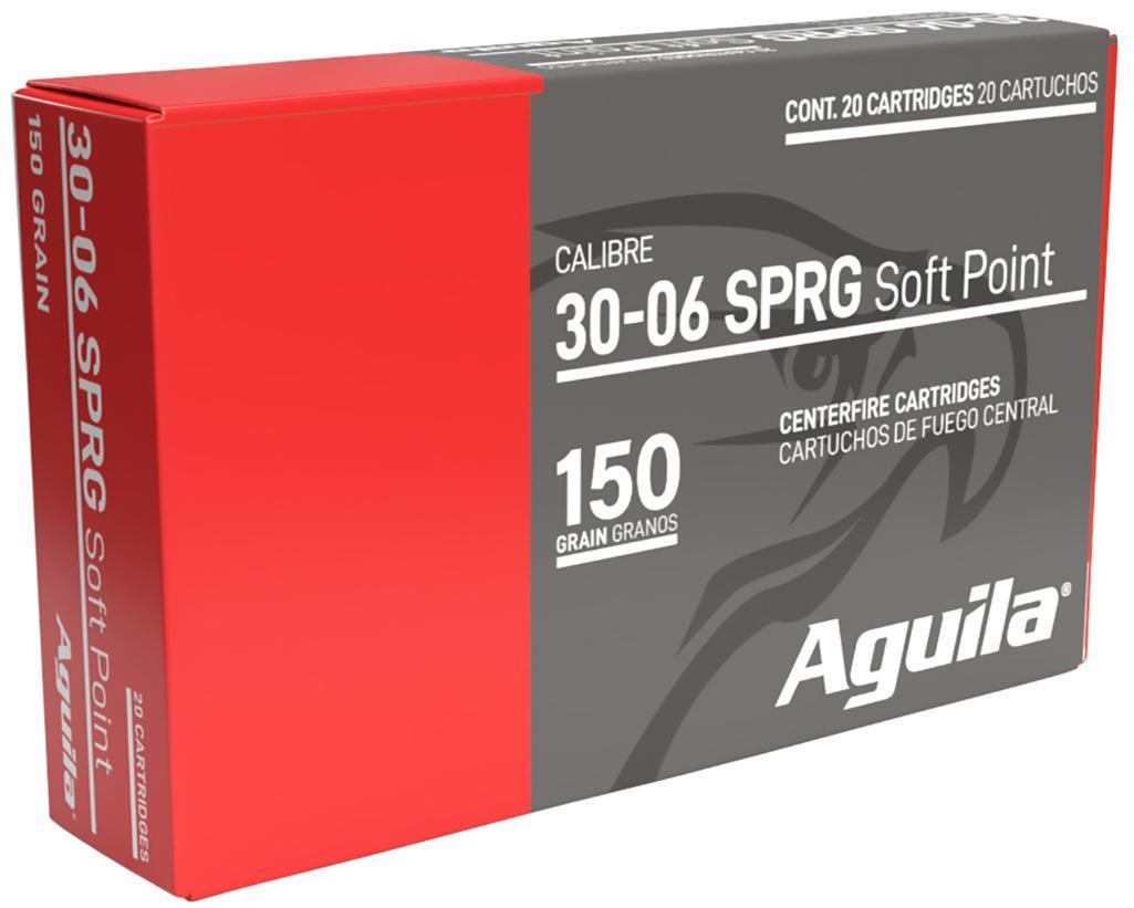 Aguila 8108AG 3006 Springfield 150 gr Soft Point InterLock Boat Tail Soft Point 20 Per Box