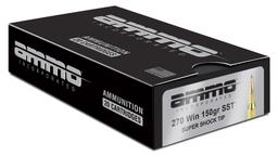 Ammo Inc 270W150SSTA20 Signature Hunting 270 Win 150 gr Super Shock Tip SST 20 Per Box