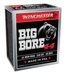 Winchester Ammo X44MBB Big Bore Hunting 44 Rem Mag 240 gr SemiJacketed Hollow Point SJHP 20 Per Box