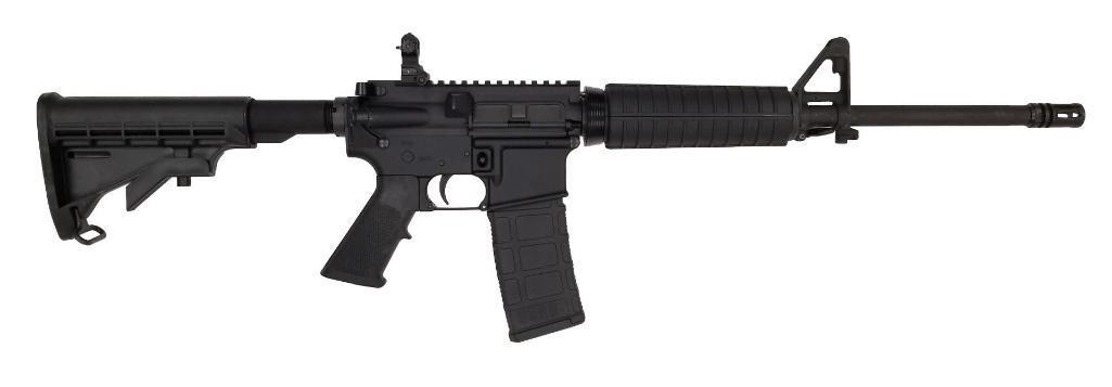 Del-Ton ECHO 316M Forged Aluminum AR15 Rifle - Black | 5.56NATO | 16" Medium Profile Barrel |