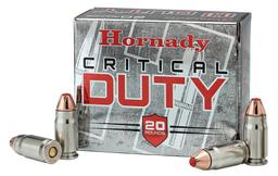 Hornady 90236 Critical Duty Personal Defense 9mm Luger 135 gr Hornady FlexLock FL 25 Per Box