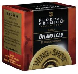 Federal P2836 Premium WingShok High Velocity 28 Gauge 2.75 34 oz 1295 fps 6 Shot 25 Bx