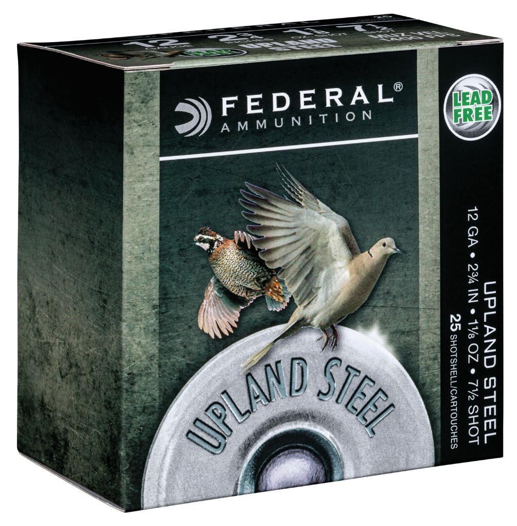 Federal USH1275 Upland Field Range 12 Gauge 2.75 1 18 oz 7.5 Shot 25 Per Box