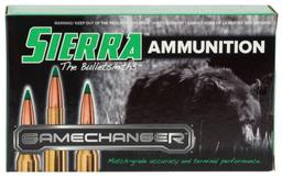 Sierra A466906 GameChanger 3006 Springfield 165 gr 2800 fps Sierra Tipped GameKing TGK 20 Bx