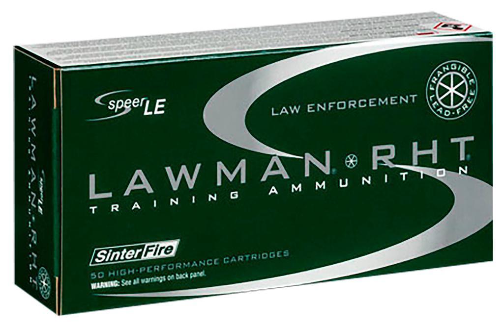 Speer 53375 Lawman Training RHT 40 SW 125 gr SinterFire Frangible 50 Per Box